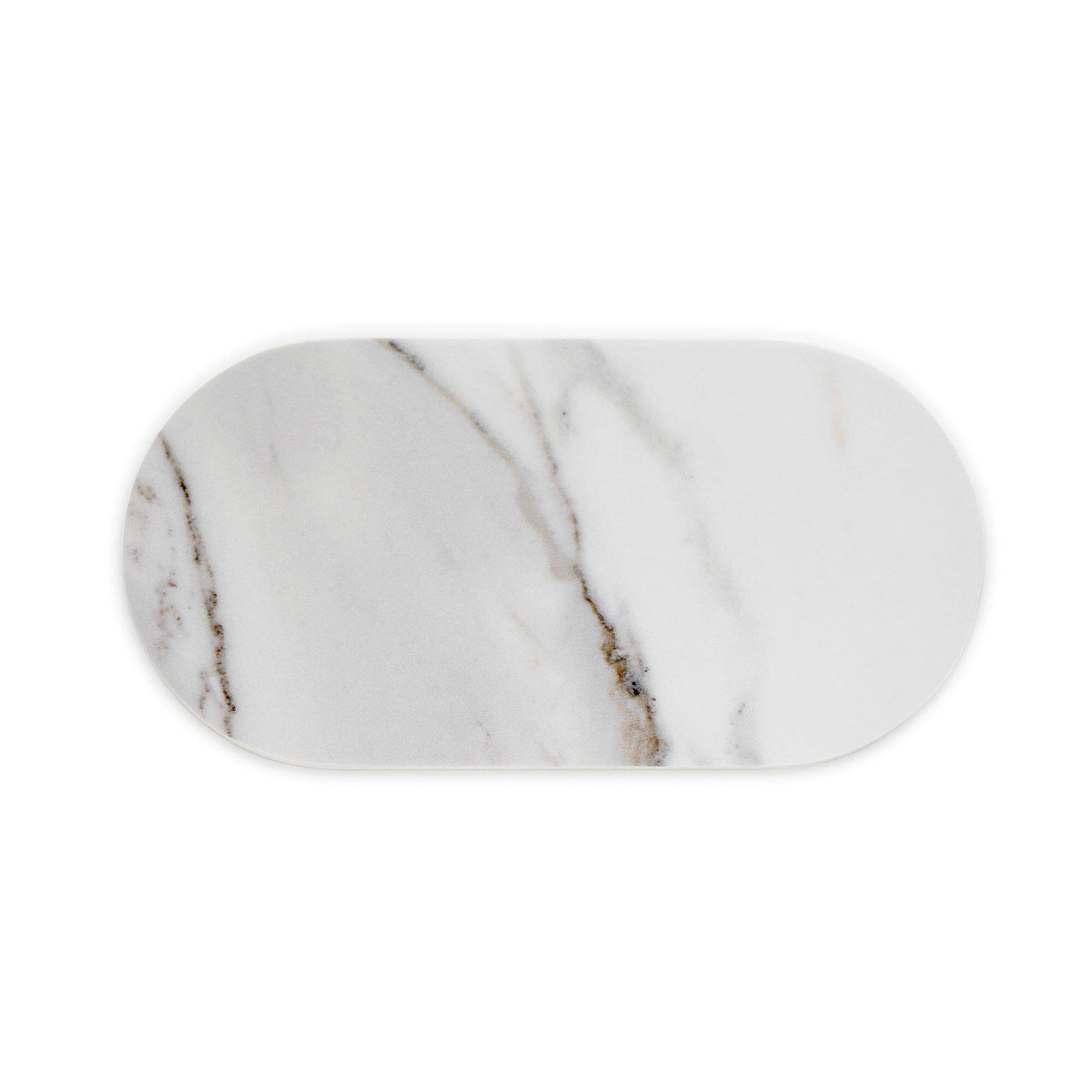 1/6 Scale Modern Marble-Look Doll Coffee Table | Dollhouse Furniture & Miniature Table