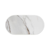 1/6 Scale Modern Marble-Look Doll Coffee Table | Dollhouse Furniture & Miniature Table