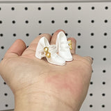 1/6 Scale Doll Heart Closure Mary Jane Heels | For Blythe & Obitsu 24 | Black, White, Rose Pink