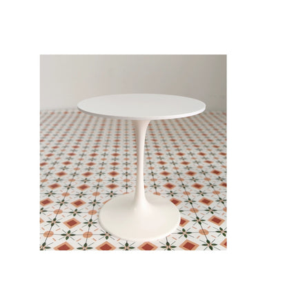 1/6スケール ラウンドダイニングテーブル – BJD＆ブライス用ミニマリストドールハウス家具 | ブラック＆ホワイト、2サイズ展開