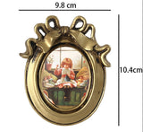 Vintage Gold Embossed Mini Frames – European Wall Decor