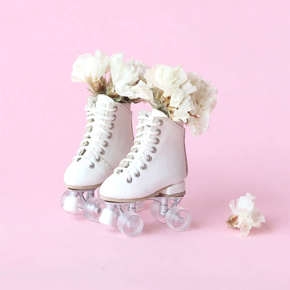 Barbie Blythe Licca azone momoko Poppyparker FR Obitsu24 ,22 Retro ice skates Blythe fabric Obitsu24