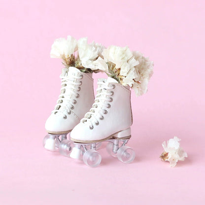 Barbie Blythe Licca azone momoko Poppyparker FR Obitsu24 ,22 Retro ice skates Blythe fabric Obitsu24