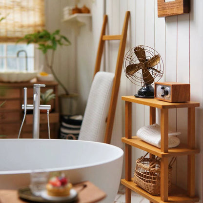 1/6 miniature dollhouse furniture Mini model toilet bathroom shelve