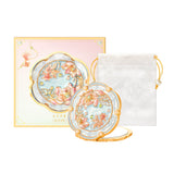 Send From Forbidden City |Portable Mirror Inspired by Ancient Palace Museum Relics – Handheld, Bronze-Style, Folding, and Gift Set with Comb