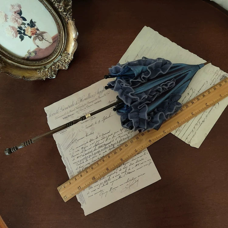 Handmade BJD doll with adjustable opening and closing, Rococo palace umbrella, antique umbrella, one-third and doll, quarter for dolls