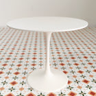 1/6 Scale Round Dining Table – Minimalist Dollhouse Furniture for BJD & Blythe | Black & White, 2 Sizes Available