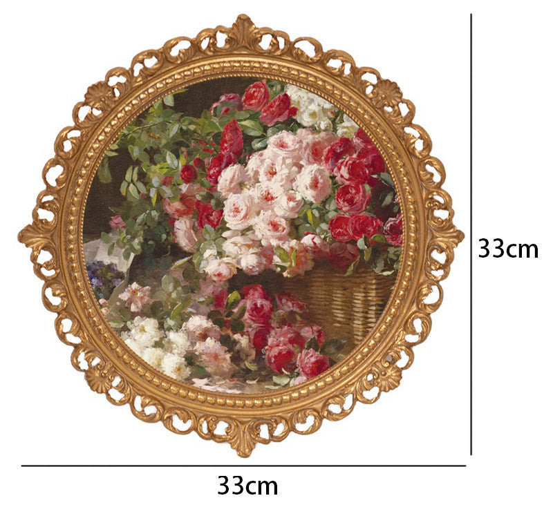 Vintage European Gold Ornate Picture Frame | Embossed Wall-Hanging Photo Frame Decor