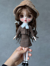 1/6 Scale Tweed Outfit Set | Multiple Colors | Fits Blythe, Obitsu 24, Azone, Licca, Cherry Chan