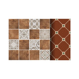 1/6 Scale Dollhouse Floor Tile Panel | 15.2 x 15.2 cm | Miniature Flooring in Multiple Patterns