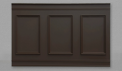 1/6スケールドールハウスの羽目板パネル - ヴィンテージチョコレートバーデザインの壁装飾（BJD＆ブライスミニチュアルーム用） 