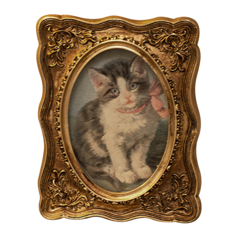 Vintage Gold Embossed Mini Frames – European Wall Decor
