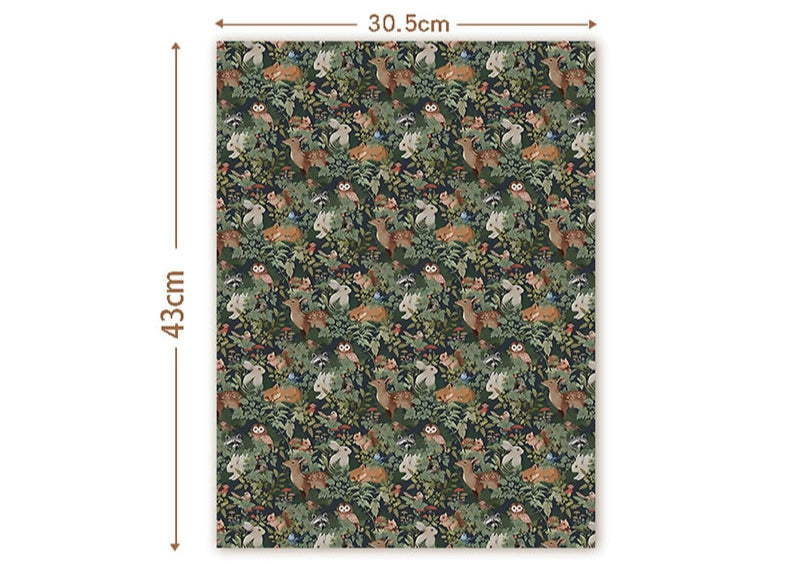 1/6スケールドールハウス用壁紙 - 防水素材 | BJD＆ブライス用DIYミニチュア壁飾り