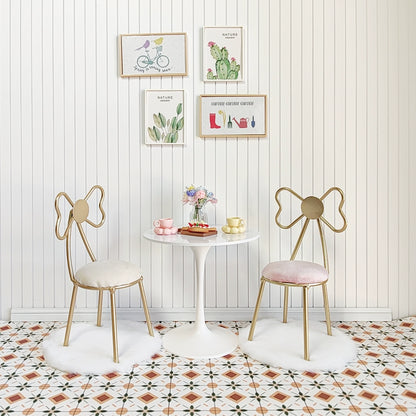 1/6スケール ラウンドダイニングテーブル – BJD＆ブライス用ミニマリストドールハウス家具 | ブラック＆ホワイト、2サイズ展開