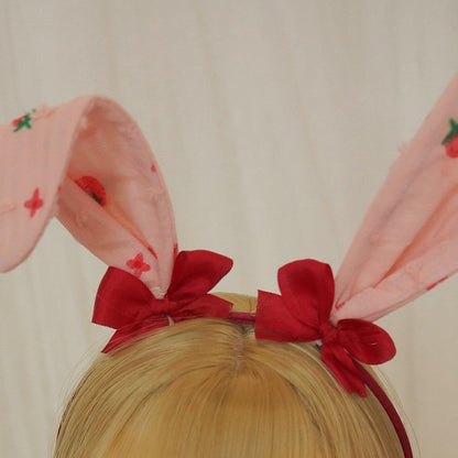 One-piece Corset Bodysuit & Stockings Set for Blythe, Obitsu24, Azone, Momoko, Obitsu22 Dolls – Multiple Sizes | Red & Pink-Blue | Optional Bunny Ears