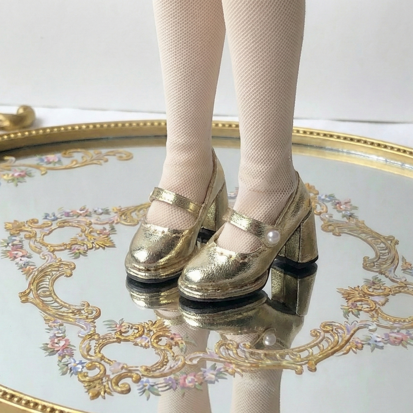 Chunky Heel Mary Jane Doll Shoes – Satin & Leather Options | Multi-Color | Fits Blythe, Licca, Azone, Momoko, FR & Obitsu 22/24