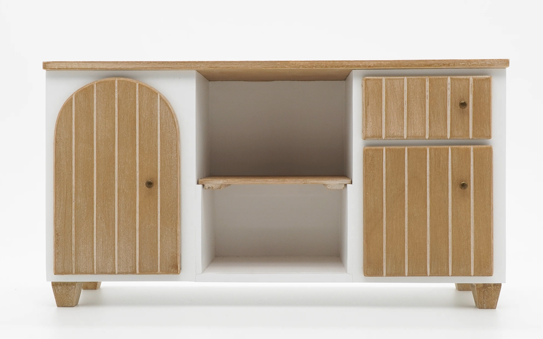 1:6 Mini Model Doll House Furniture Accessories Solid Wood Cupboard Kitchen Sink Side Cabinet Bjd Blyth Soldier Lol Decor Props