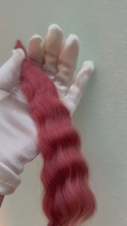 High-Gloss Mohair  for Dolls | Caramel 20-25cm