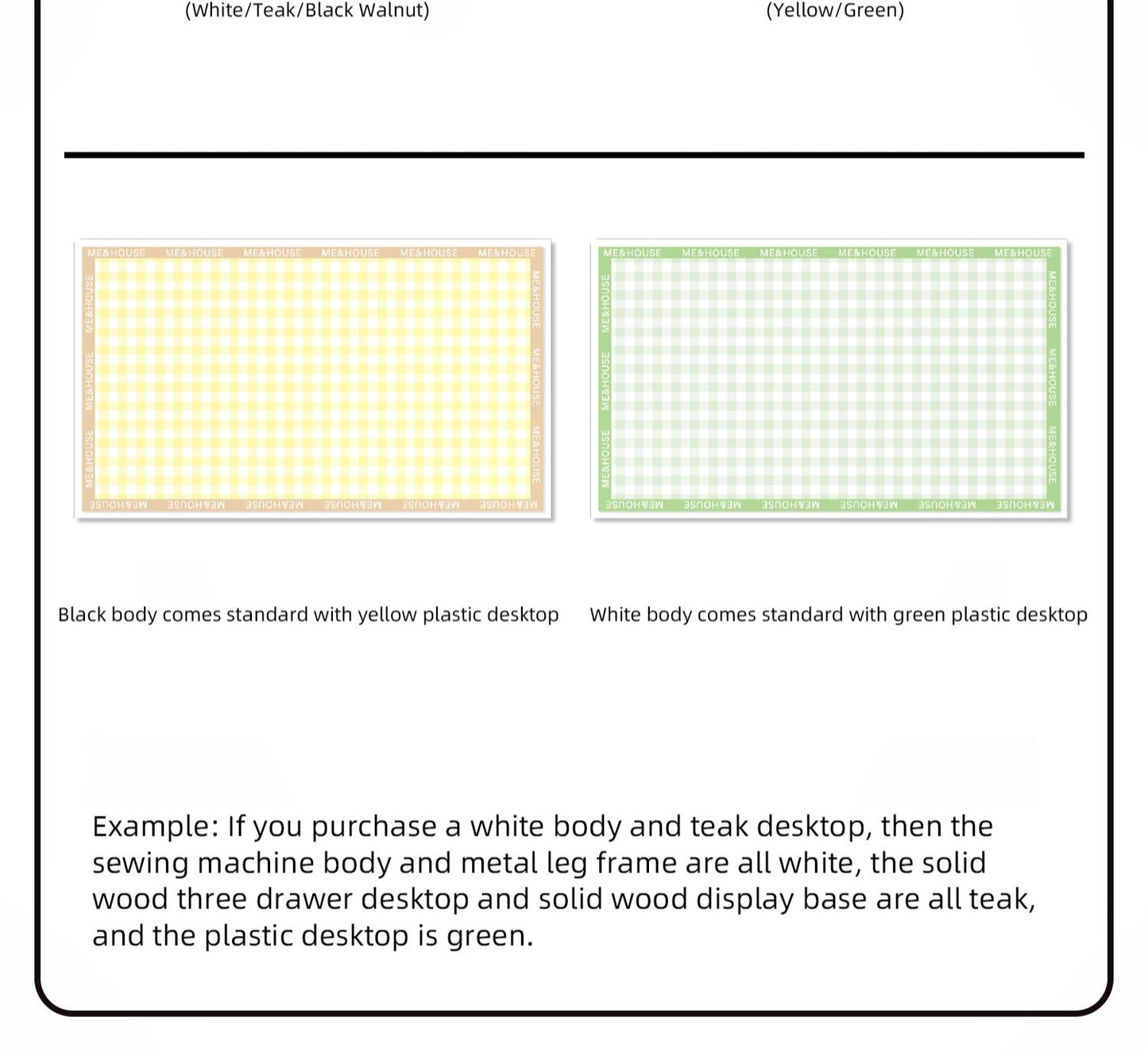 1/6 Scale Vintage Sewing Machine with Table – Miniature Dollhouse Furniture for BJD & Blythe