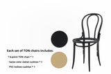 1/6 Scale Dining Chair with Backrest – Minimalist Design Dollhouse Furniture for BJD & Blythe | Versatile for Dining Tables