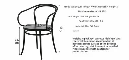 1/6 Scale Modern Vintage Armchair – Miniature Dollhouse Furniture for BJD & Blythe | Random Cushion Colors